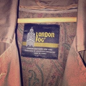 Brown London Fog Trench Coat